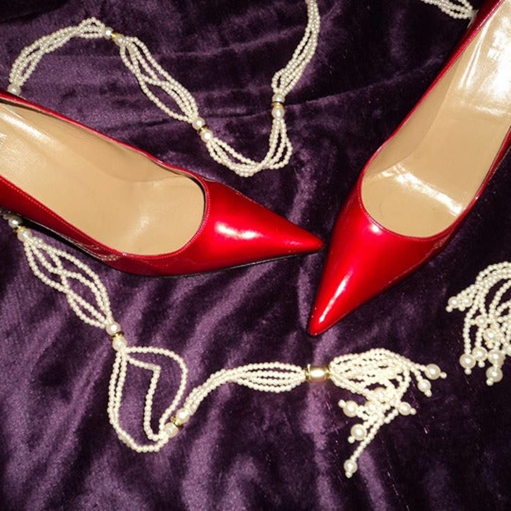 Stuart Weitzman  Red Pumps Vintage